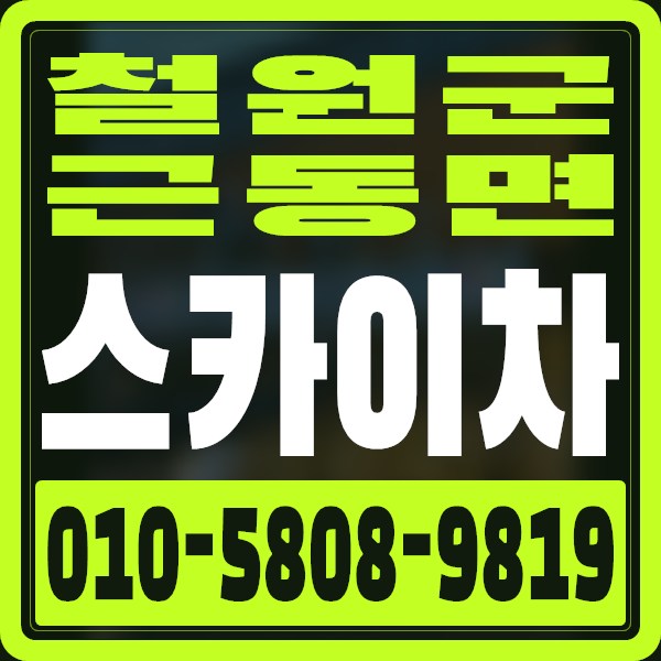 강원 철원군 근동면 스카이차 · 010-5808-9819