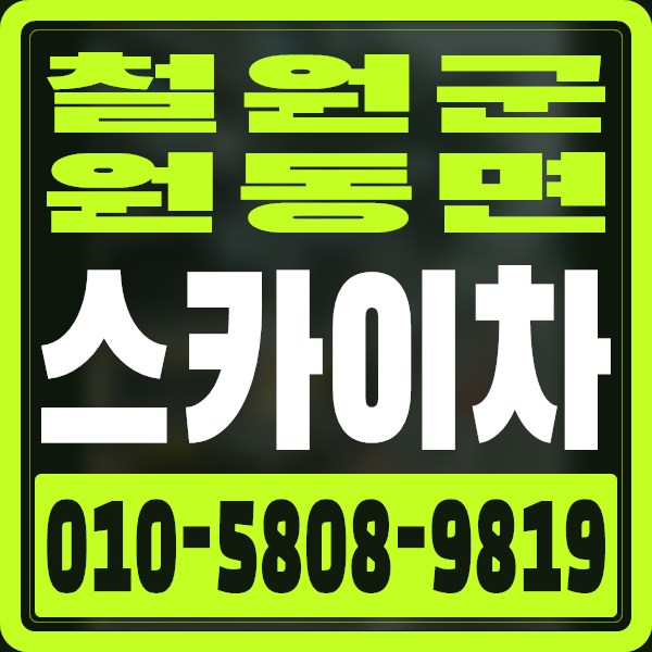 강원 철원군 원동면 스카이차 · 010-5808-9819