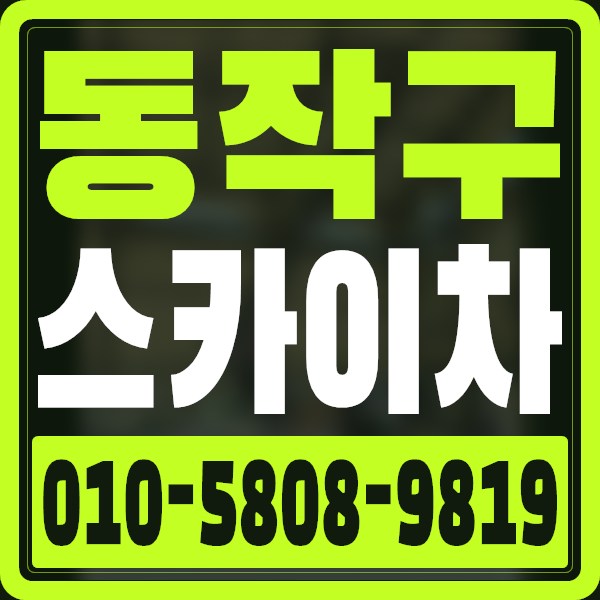 서울 동작구 스카이차 · 010-5808-9819