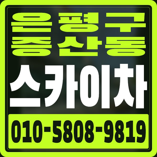 서울 은평구 증산동 스카이차 · 010-5808-9819