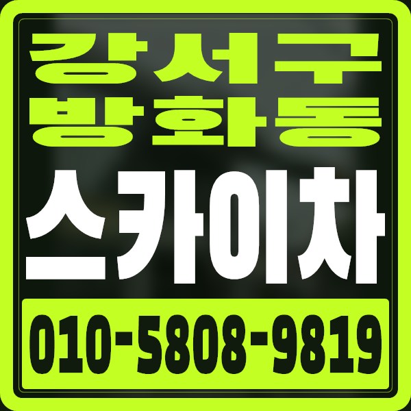 서울 강서구 방화동 스카이차 · 010-5808-9819
