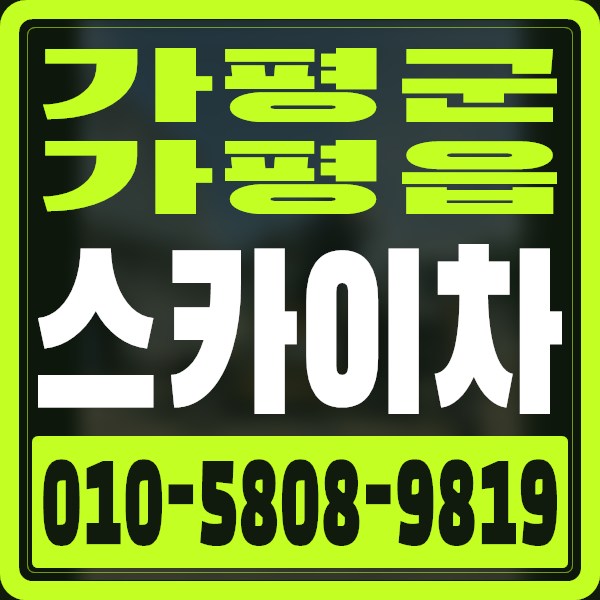경기 가평군 가평읍 스카이차 · 010-5808-9819
