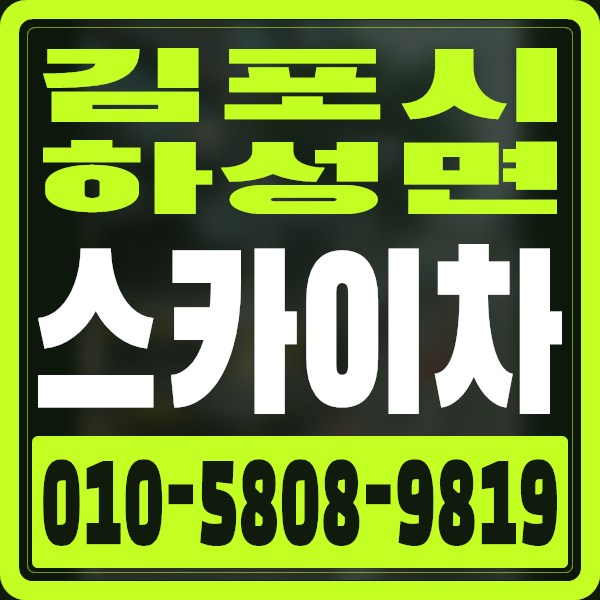 경기 김포시 하성면 스카이차 · 010-5808-9819