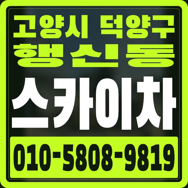 경기 고양시 덕양구 행신동 스카이차 · 010-5808-9819