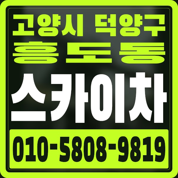 경기 고양시 덕양구 흥도동 스카이차 · 010-5808-9819