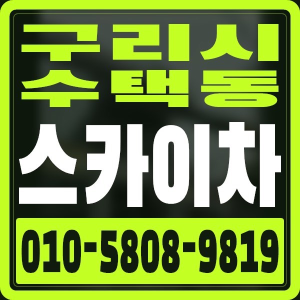 경기 구리시 수택동 스카이차 · 010-5808-9819