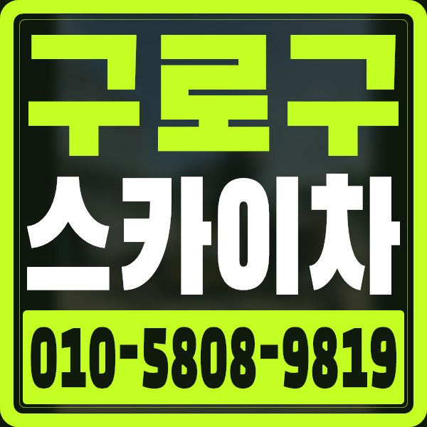 서울 구로구 스카이차 · 010-5808-9819