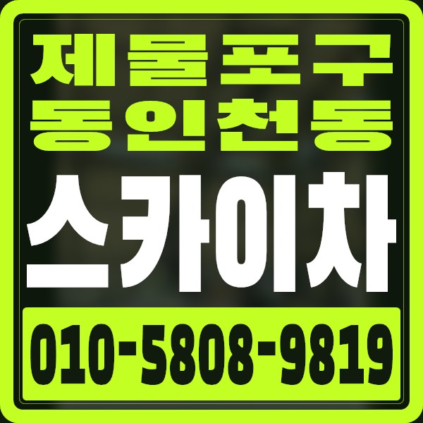인천 제물포구 동인천동 스카이차 · 010-5808-9819