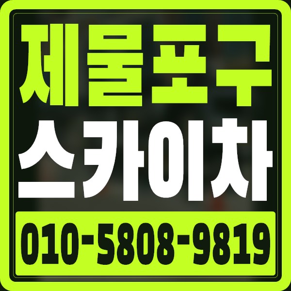 인천 제물포구 스카이차 · 010-5808-9819