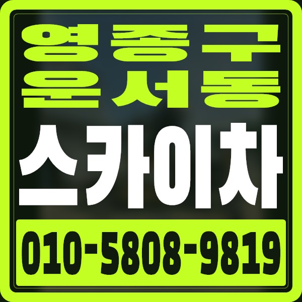 인천 영종구 운서동 스카이차 · 010-5808-9819