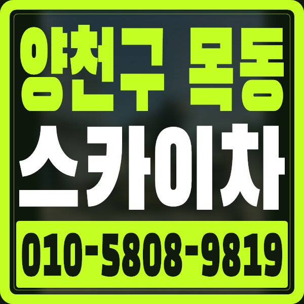 서울 양천구 목동 스카이차 · 010-5808-9819