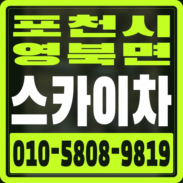 경기 포천시 영북면 스카이차 · 010-5808-9819