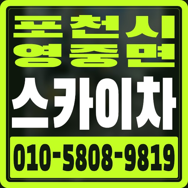 경기 포천시 영중면 스카이차 · 010-5808-9819