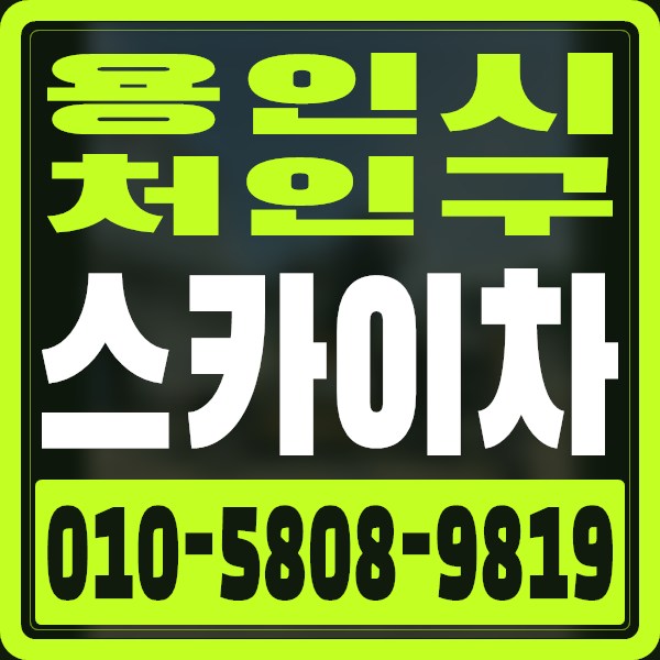 경기 용인시 처인구 스카이차 · 010-5808-9819