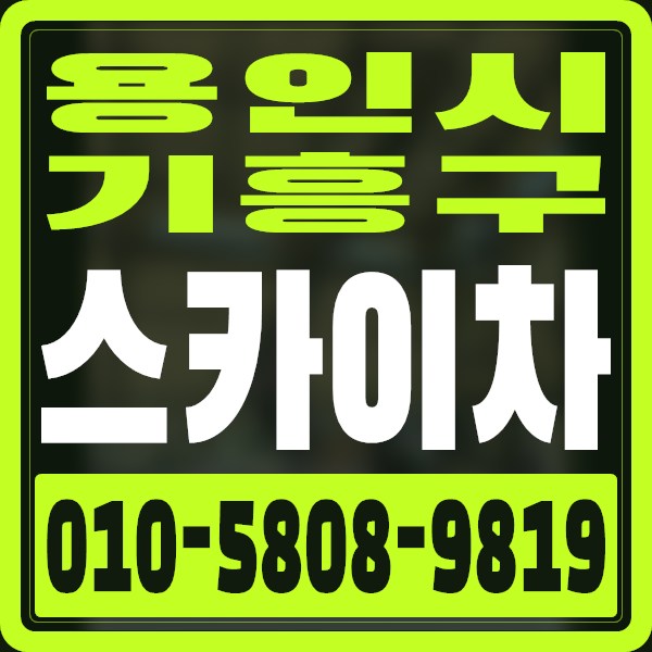 경기 용인시 기흥구 스카이차 · 010-5808-9819