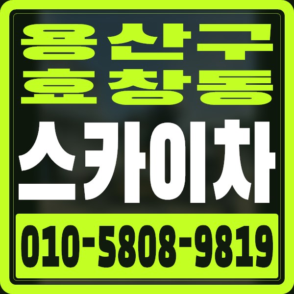 서울 용산구 효창동 스카이차 · 010-5808-9819