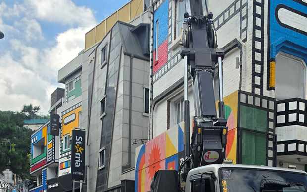 인천 미추홀구 관교동 스카이차 작업 상담 이미지