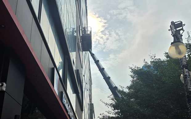 상계5동 스카이차 상담용 현장 작업 이미지